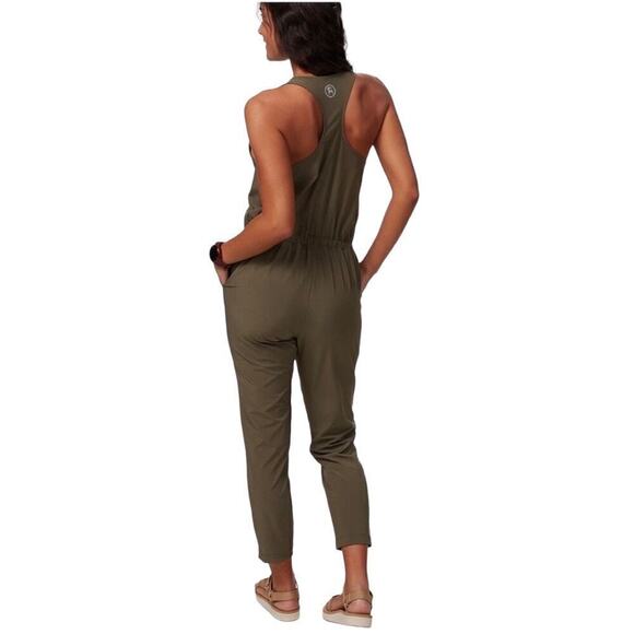 Backcountry Jumpsuit On the Go Olive Green Outdoor Small - Picture 2 of 10
